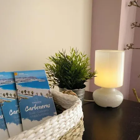 La Pita- Terraza Con Vistas Al Mar & Parking, A 1 Min De La Playa Carboneras